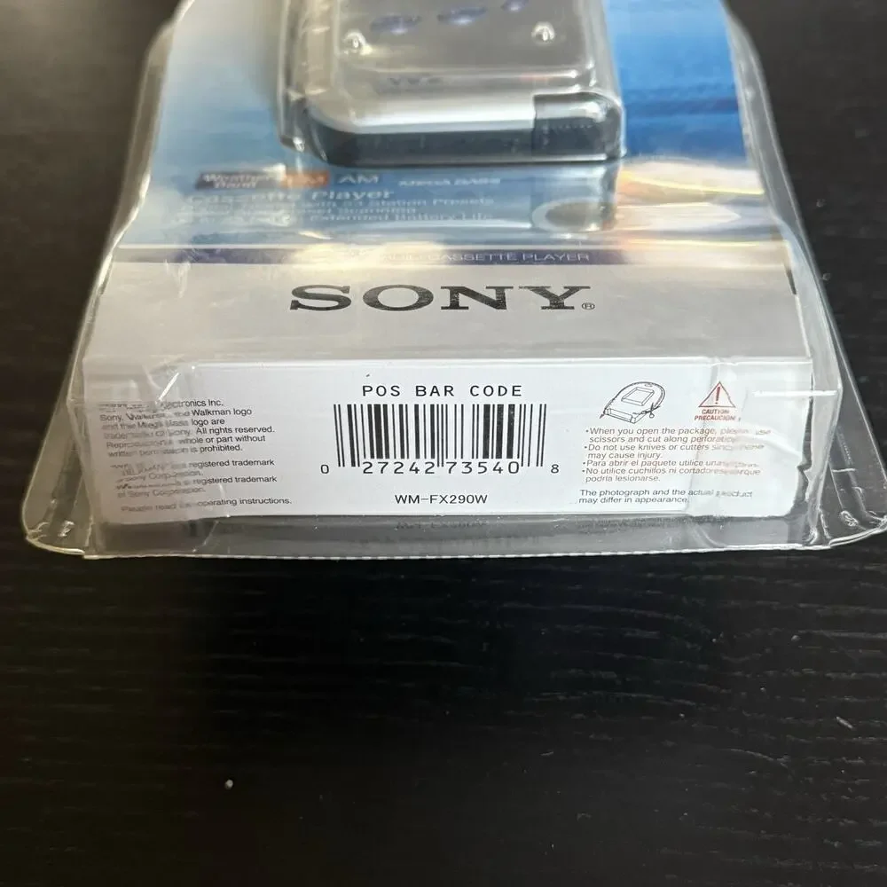 Sony Walkman WM-FX290W NEW SEALED Weather Band AM/FM Radio Cassette Tape Player
